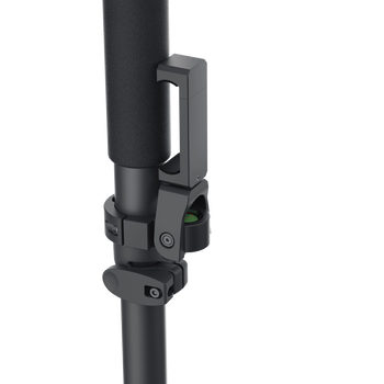 Survey Pole with a smartphone mount